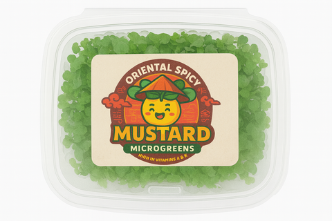 Spicy Mustard Microgreens