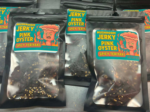 Spicey Teriyaki Mushroom Jerky